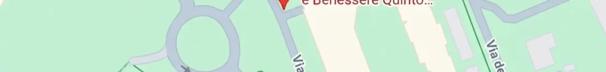 Mappa stradale Quinto Elemento Atelier del Benessere, Via delle Risaie 1/B, Basiglio - Milano 3